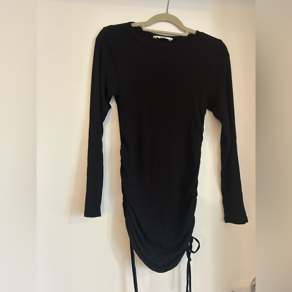 Steve Madden Rouched Bodycon Mini-Dress Size Medium